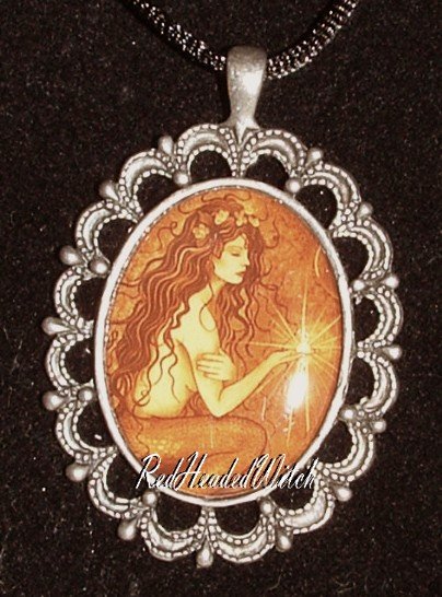JESSICA GALBRETH MERMAID WISH CAMEO PENDANT Necklace