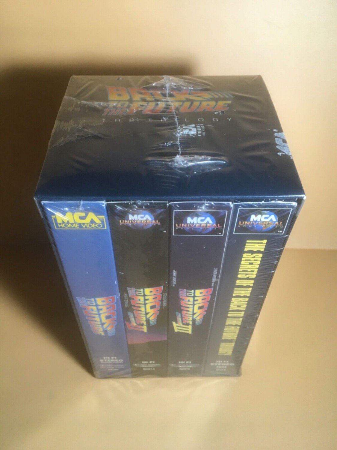 BTTF BACK TO THE FUTURE VHS TRILOGY BOX SET FACTORY SEALED NEW MINT