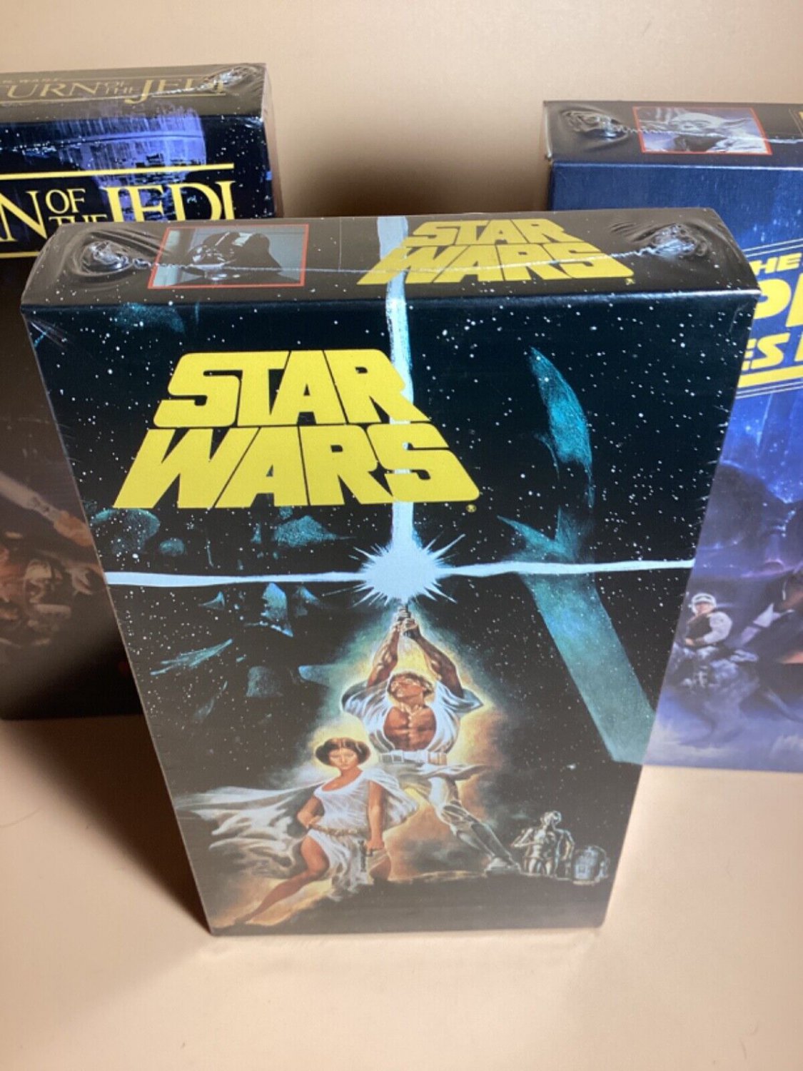 Star Wars Vhs Trilogy Tapes Factory Sealed Cbs New Mint