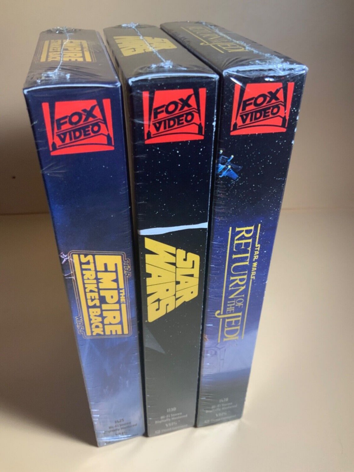 Star Wars Vhs Trilogy Factory Sealed Cbs Fox Watermarks