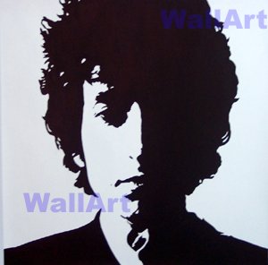 074 Protrait of BOB DYLAN Pop Art Modern Painting 20"20