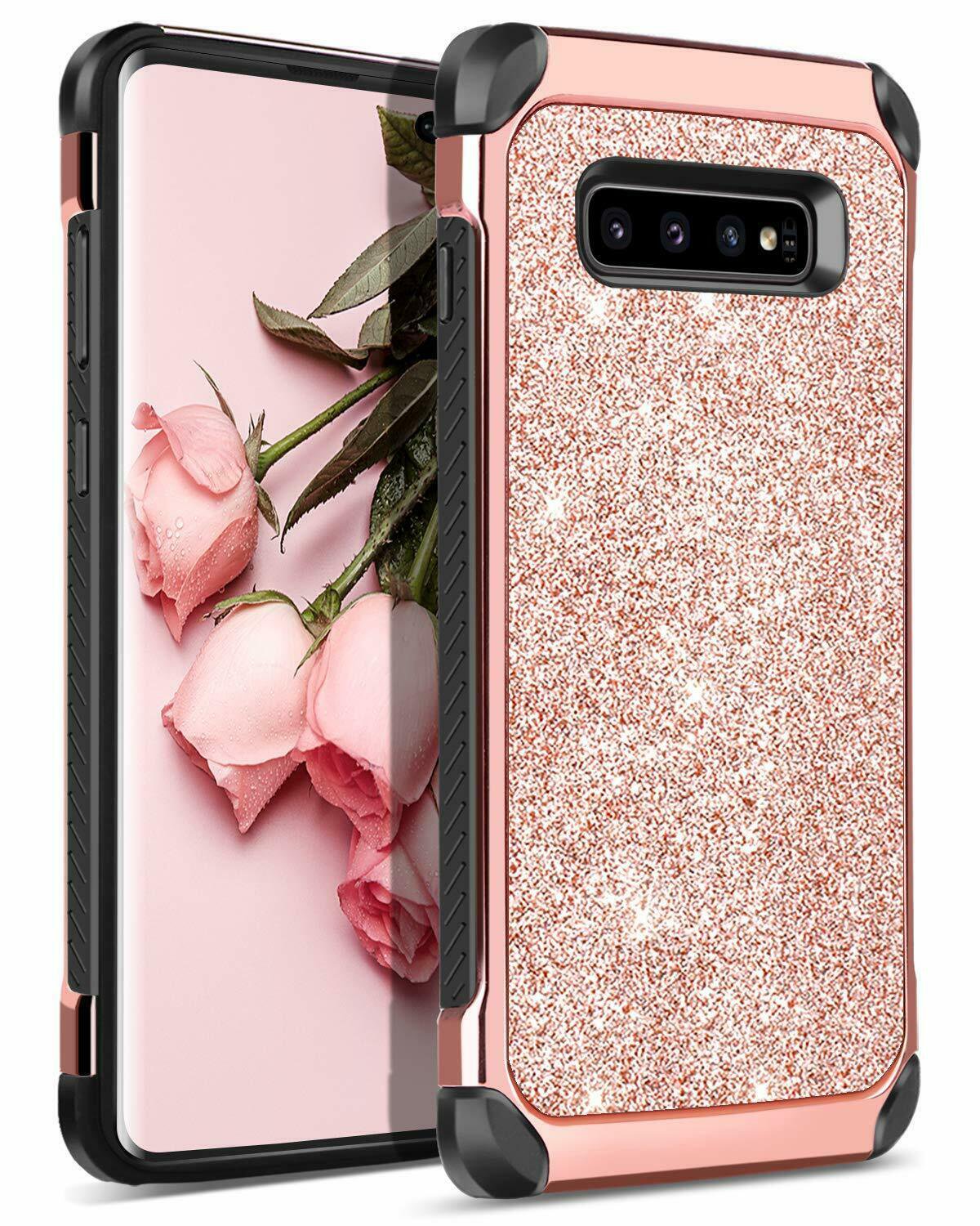 For Samsung Galaxy S Plus Case Luxury Glitter Shiny Shockproof Women