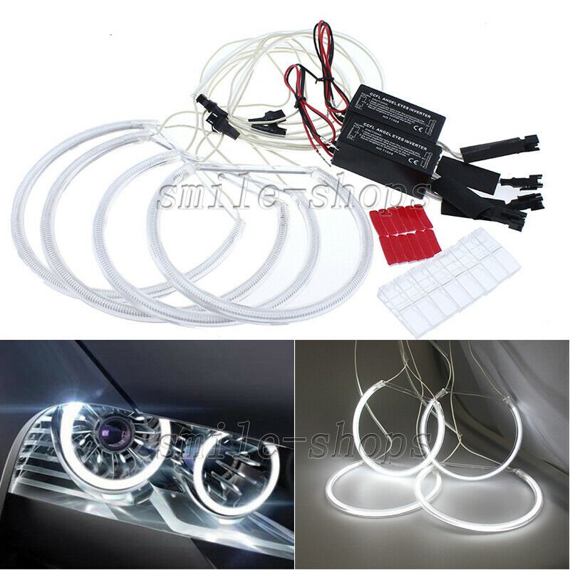 X Ccfl Angel Eye Halo Led Ring Light White For Bmw E Series Non