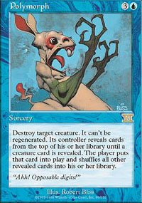 Magic the Gathering Card - Polymorph (Sixth Edition)