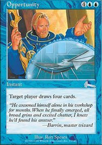 Magic the Gathering Card - Opportunity (Urza's Legacy)