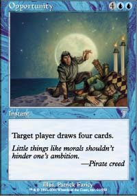 Magic the Gathering Card - Opportunity (Seventh Edition)