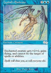 Magic the Gathering Card - Zephid's Embrace (Urza's Saga)