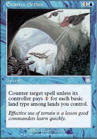 Magic the Gathering Card - Evasive Action (Apocalypse)
