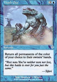 Magic the Gathering Card - Wash Out (Invasion)