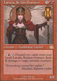 Magic the Gathering Card - Latulla, Keldon Overseer (Prophecy)
