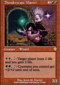 Magic the Gathering Card - Thunderscape Master (Invasion)
