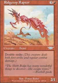 Magic the Gathering Card - Ridgetop Raptor (Legions)