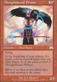 Magic the Gathering Card - Thoughtbound Primoc (Onslaught)