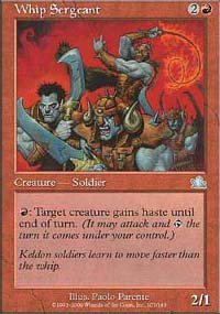 Magic the Gathering Card - Whip Sergeant (Prophecy)