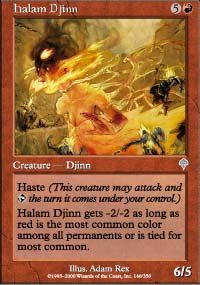 Magic the Gathering - Halam Djinn (Invasion)