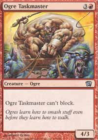 Magic the Gathering Card - Ogre Taskmaster (Eighth Edition)
