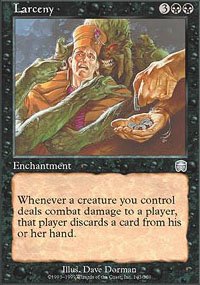 Magic the Gathering Card - Larceny (Mercadian Masques)