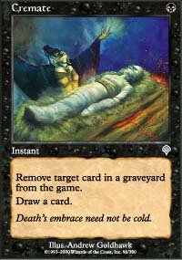 Magic the Gathering Card - Cremate (Invasion)