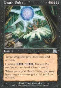 Magic the Gathering Card - Death Pulse FOIL (Onslaught)