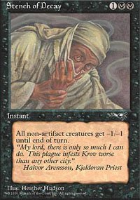 Magic the Gathering Card - Stench of Decay (Alliances)