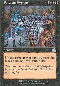 Magic the Gathering Card - Rhystic Syphon (Prophecy)
