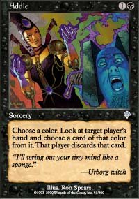 Magic the Gathering Card - Addle (Invasion)