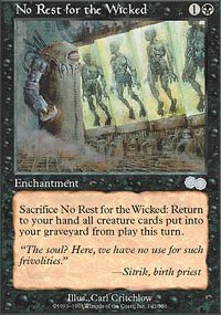 Magic the Gathering Card - No Rest for the Wicked (Urza's Saga)