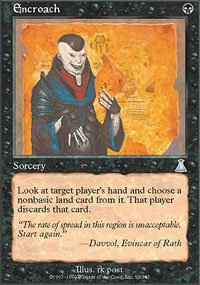 Magic the Gathering Card - Encroach (Urza's Destiny)