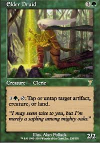 Magic the Gathering Card - Elder Druid (7th Edition)