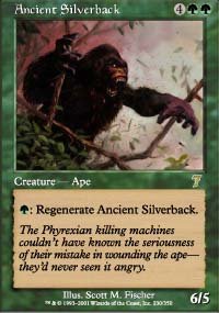 Magic the Gathering Card - Ancient Silverback