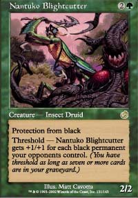 Magic the Gathering Card - Nantuko Blightcutter (Torment)