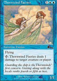 (4) Magic the Gathering Cards - Thornwind Faeries