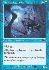 (4) Magic the Gathering Cards - Wandering Eye