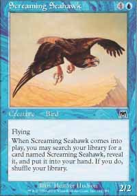 (4) Magic the Gathering Cards - Screaming Seahawk