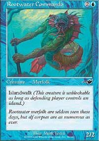 (4) Magic the Gathering Cards - Rootwater Commando