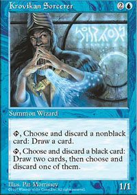 (4) Magic the Gathering Cards - Krovikan Sorcerer