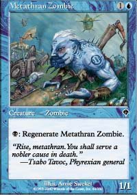 (4) Magic the Gathering Cards - Metathran Zombie