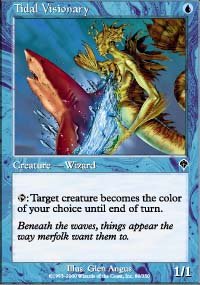 (4) Magic the Gathering Cards - Tidal Visionary