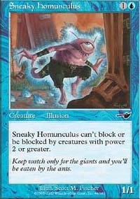 (4) Magic the Gathering Cards - Sneaky Homunculus