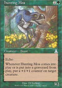 Magic the Gathering Card - Hunting Moa (Urza's Destiny)