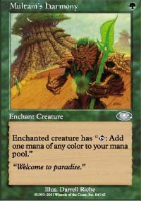 Magic the Gathering Card - Multani's Harmony (Planeshift)