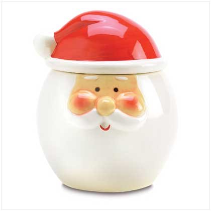SMILING SANTA TREAT JAR