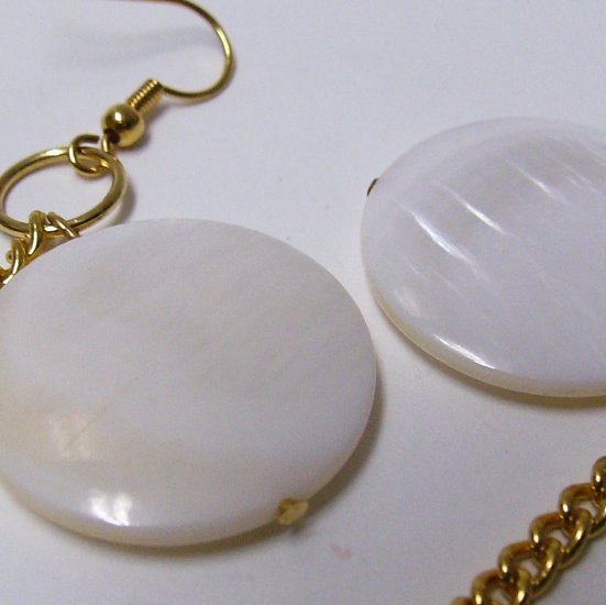 Shell And Goldplated Earrings