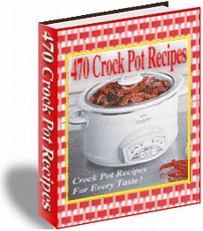 470 Crockpot recipes ebook cookbook digital - FREE SHIP
