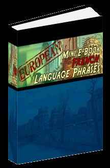 European Mini eBook FRENCH language phrases digital