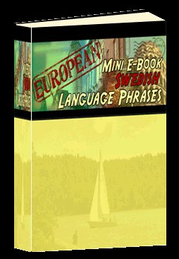 Europian Mini eBook SWEDISH language phrases digital