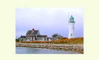Old Scituate Light in Daylight