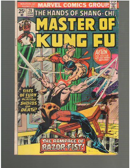 Master of Kung Fu #29 (A1)