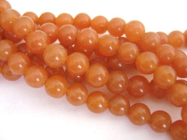 Red Aventurine 10mm Round Gemstone Beads