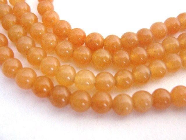 Red Aventurine 6mm Round Gemstone Beads